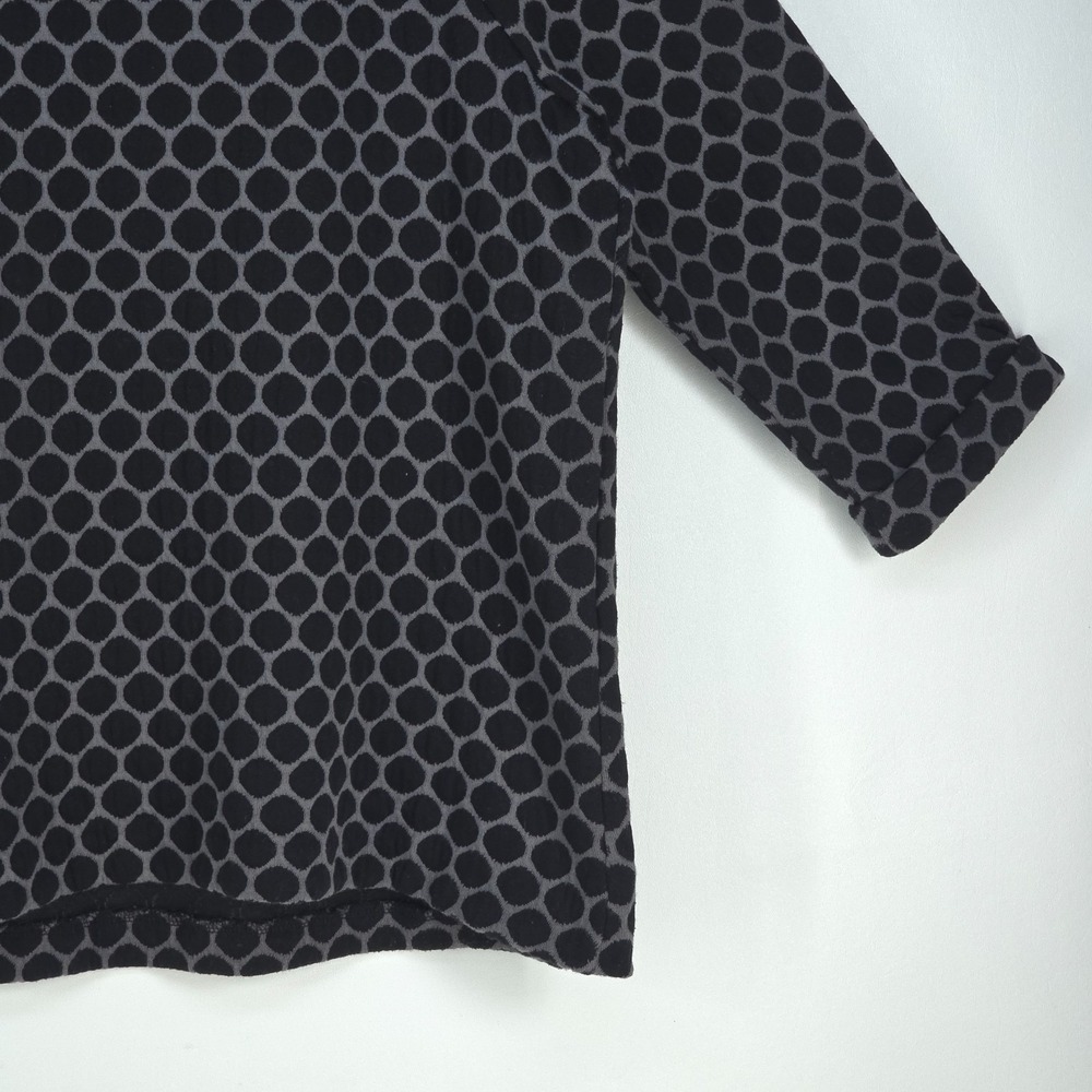 Boden Polka Dot Knit Sweater Womens 12 Preppy Retro Mod Office Old Money Quiet - Picture 16 of 16